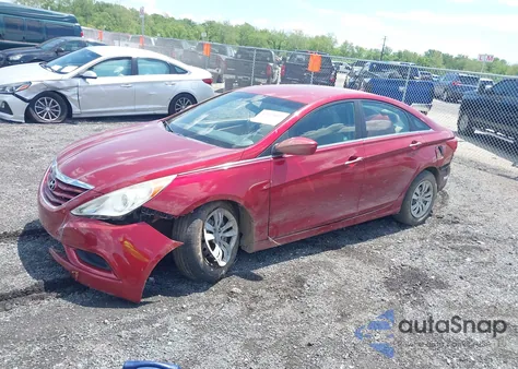 2011 Hyundai Sonata Gls из США, поврежденный, VIN 5NPEB4AC5BH070356